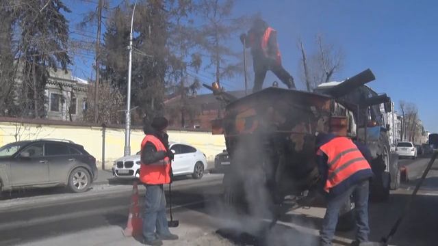 Ремонт дорог литым асфальтом в Иркутске смотреть онлайн