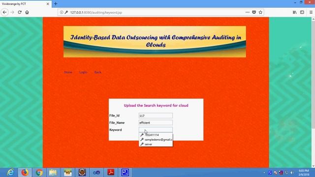 Identity Based Data Outsourcing with Comprehensive Auditing in Clouds in Java смотреть онлайн