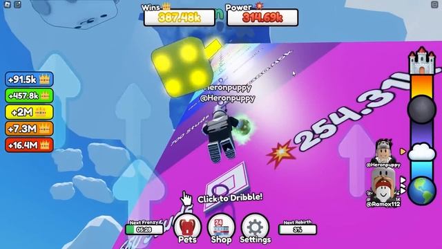 En Yükseğe Basket At ve Zirveye Çık! - Panda ile Roblox Super Dunk смотреть онлайн