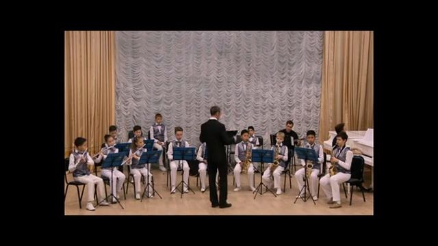 Конкурсная программа  ДМШ г. Кокшетау, детский духовой оркестр. Казахстан.