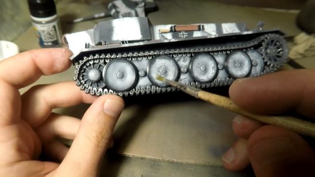 Делаем ЗИМНИЙ Камуфляж для Модели. Финал Сборки ТАНКА VK 36.01 в 1/35 от RFM ч.4 смотреть онлайн