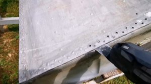 лодка Казанка Южанка  ремонт  кормы