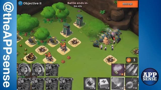 Objective II (47) Single Player Island - Boom Beach Walkthrough смотреть онлайн