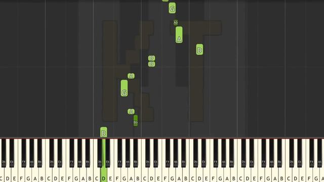 Asrielovania by Jimmy the Bassist - Easy Mode [Piano Tutorial] (Synthesia) смотреть онлайн