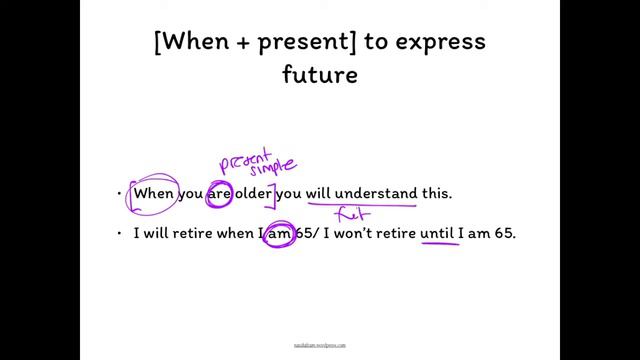 [When + present] to express future смотреть онлайн