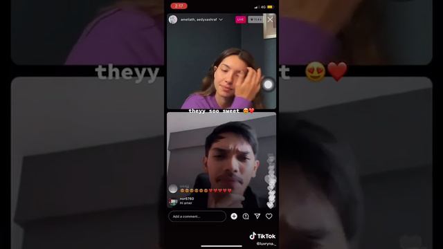 Aedy Ashraf & Amelia Henderson buat ‘IG live’ bersama смотреть онлайн