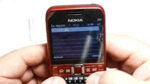Nokia E63 Red #35 ретро телефон из Германии #35 life timer 0000