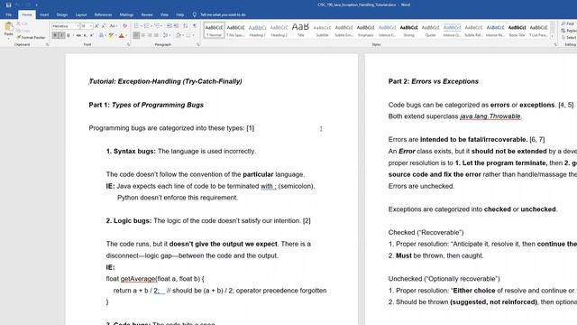 Java Tutorial: Exception-Handling 1: Types of Programming Bugs смотреть онлайн