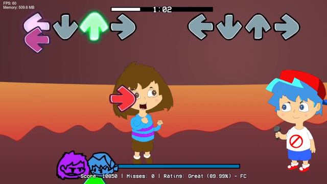 Playing the Story of Undertale FNF mod смотреть онлайн