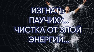 ИЗГНАТЬ ПАУЧИХУ...ЧИСТКА ОТ ЗЛОЙ ЭНЕРГИИ...ДЛЯ ВСЕХ...