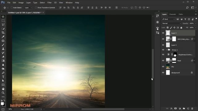 Alone Minimalist Photo Manipulation - Photoshop Tutorial смотреть онлайн