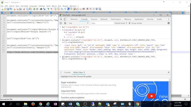 Finding & validating xpath using chrome developer tool смотреть онлайн