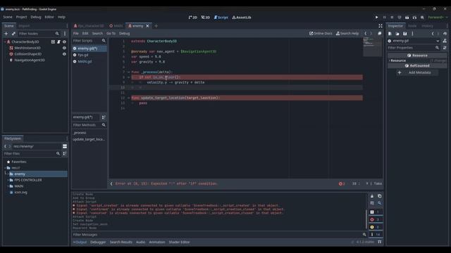 How To Add Pathfinding or Navigation in 3D in Godot 4.1.2 смотреть онлайн