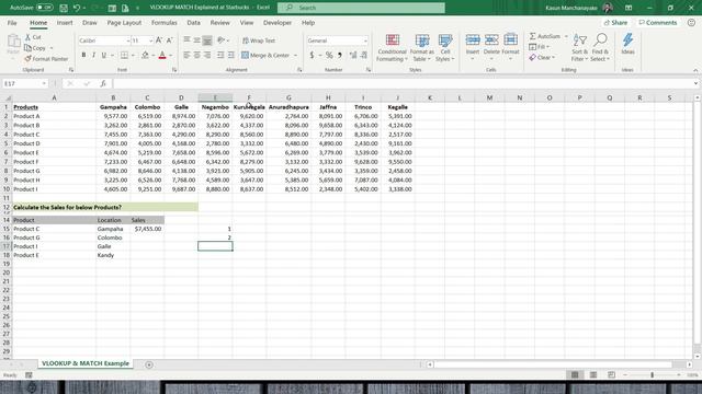 Excel Dynamic VLOOKUP : Sinhala ▶ Excel Advanced Formulas and Functions - Episode 04 (Sinhalen) смотреть онлайн