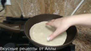 Тонкий Лаваш на сковороде! Такой в магазине не купишь! Лучший рецепт!