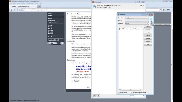 Ventrilo Setup Tutorial смотреть онлайн