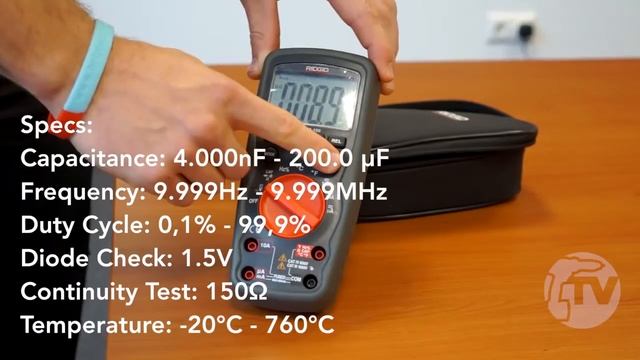 RIDGID Micro DM-100 Digital Multimeter - Toolstop DEMO смотреть онлайн