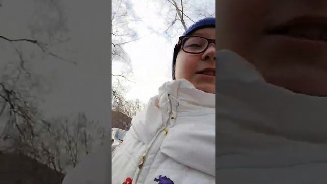 Идём на прогулку Майла упрямится не хочет ходить по снегу смотреть онлайн
