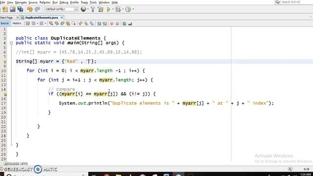 Duplicate Elements in Array(Integer and String Array) - Hindi смотреть онлайн