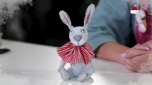 Кролик в технике тедди. Мягкая игрушка тедди. Символ наступающего года своими руками. КРОЛИК мягкий