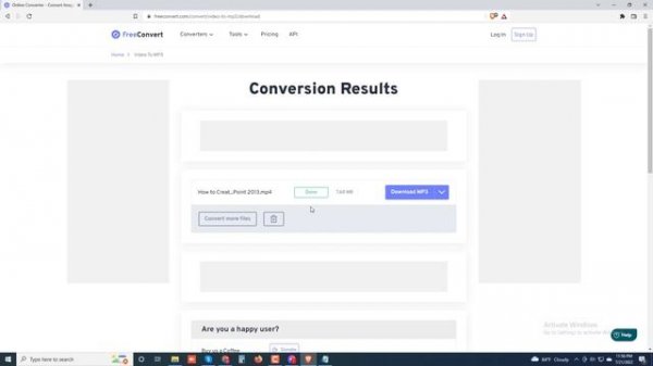 Free Video to MP3 Converter || Video to Audio Converter Online