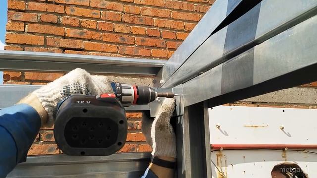 Сарай 3,5 х 2,35 м, профнастил смотреть онлайн