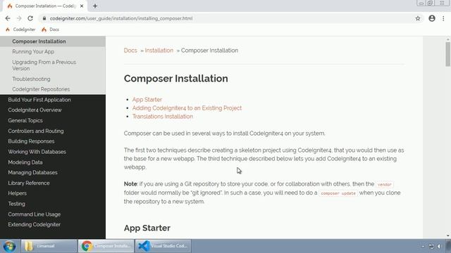#002 CODEIGNITER 4 INSTALAÇÃO MANUAL E COM O COMPOSER смотреть онлайн