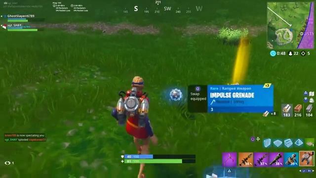 Fortnite w/ GhostSlayer on High Explosives 8 Kill Game смотреть онлайн