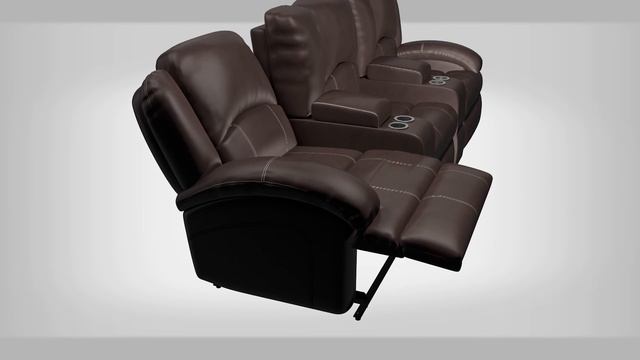 Clay Madison - Row of 2 Sofa Style Loveseat - RV Wall Hugger Style, EAGLE, Top Hat Chocolate смотреть онлайн