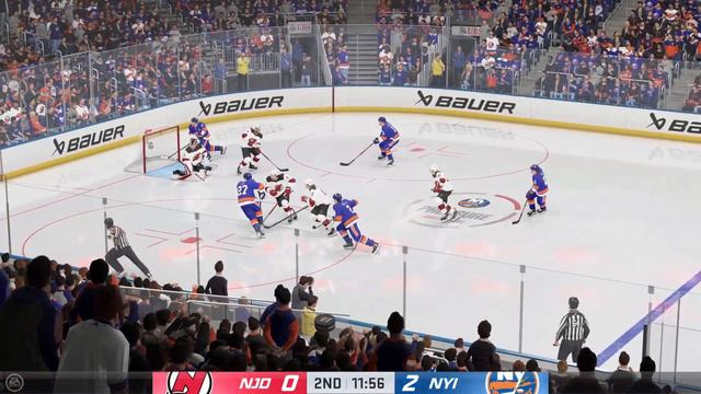 New Jersey Devils vs New York Islanders 3/24/2024 NHL 24 Gameplay смотреть онлайн