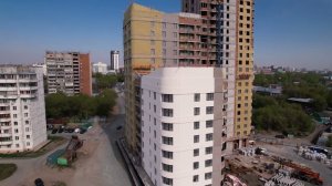 Квартал "Беринг" в Новосибирске - Ход строительства Май 2022