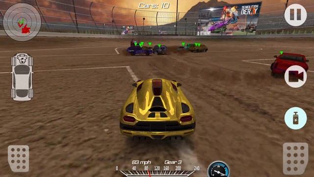 Demolition Derby 2 Game Play Car crash 2 смотреть онлайн