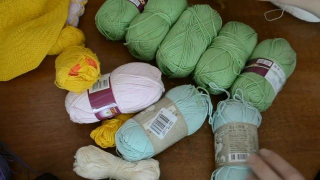 Летняя пряжа \ Образцы \ Муки творчества \ Самое бессмысленное видео на моем канале \ УльянаChe