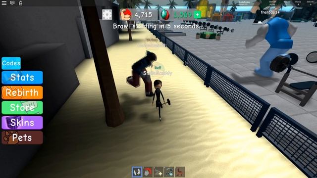 МАЛЕНЬКИЙ КАЧОК МОЧИТ ГИГАНТОВ! - Симулятор КАЧКА В РОБЛОКС weight lifting simulator летсплей смотреть онлайн