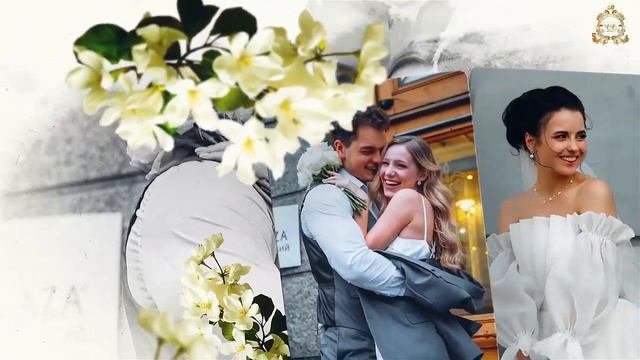 ✨Свадебное слайд -шоу . Цветочные свадебные фотографии.  Слайд-шоу из фотографий с музыкой.