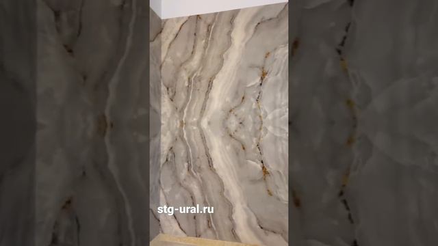 Гибкий камень и гибкий мрамор в зоне бассейна.