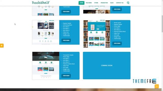 Bookshelf Books and Media Online Store WordPress Theme Sherwood смотреть онлайн