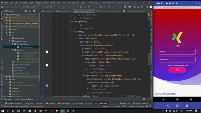 Flutter provider login example | Flutter Firebase Authentication смотреть онлайн