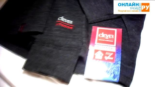 ОНЛАЙН ТРЕЙД.РУ Термофуфайка CLEVER OUTDOOR, размер 54, меланж т.серый смотреть онлайн