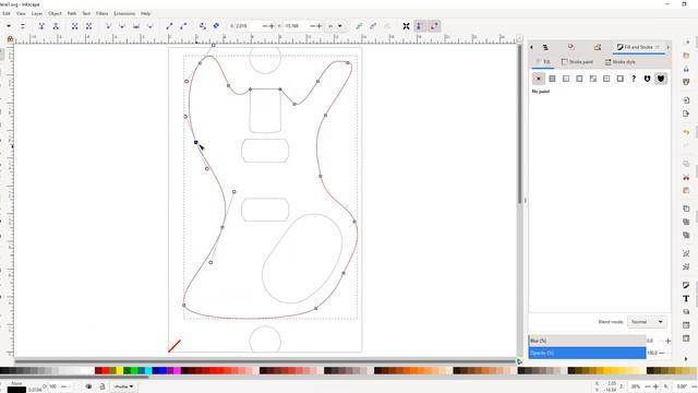 Inkscape Guitar Body Process