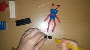 Лепка Робота из пластилина для дошкольников