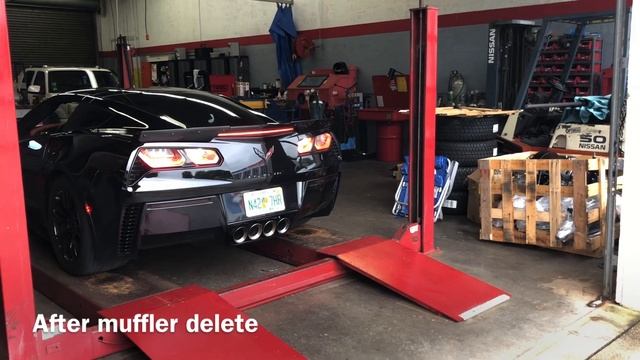 2017 Chevrolet Corvette Z06 Full Straight Pipe