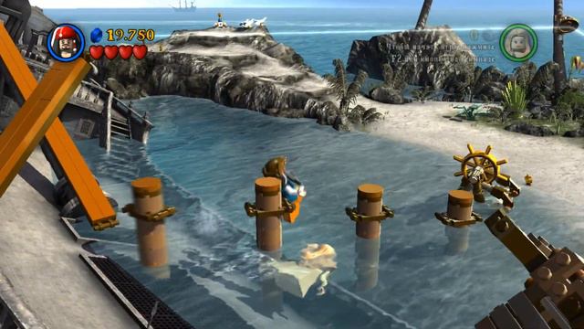 LEGO Pirates of the Caribbean Прохождение - Часть 4 - ЛОГОВО КОНТРАБАНДИСТОВ смотреть онлайн