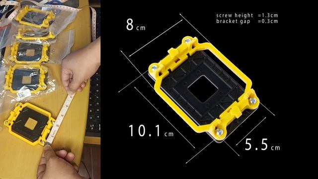 AMD CPU radiator Cooling Fan Base Holder Mainboard Bracket смотреть онлайн