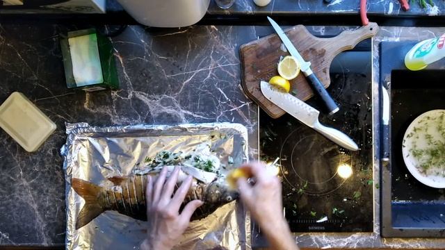 Карп в духовке смотреть онлайн