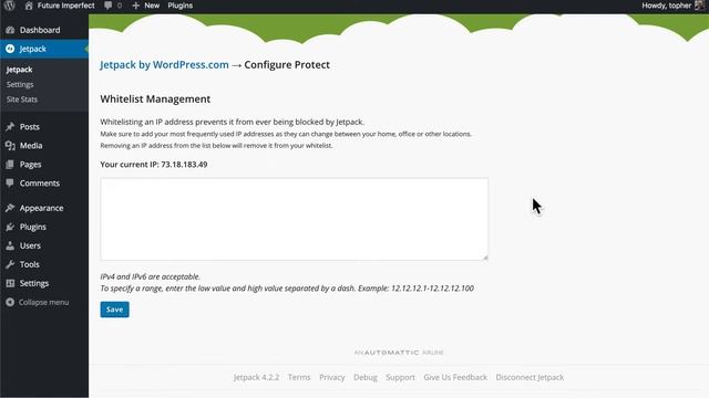 JetPack WordPress Plugin Tutorial, Lesson #6: Monitor and Protect смотреть онлайн