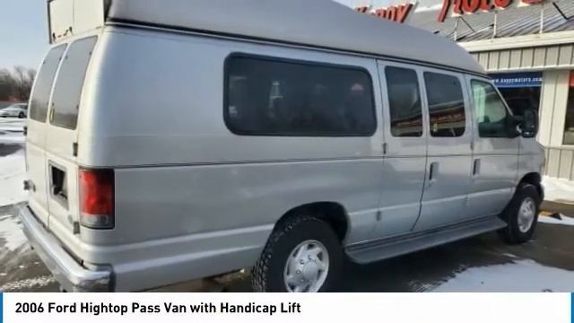 2006 Ford Hightop Pass Van with Handicap Lift St Paul, Forest Lake, Twin Cities 13692 смотреть онлайн