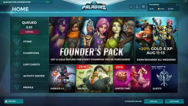 Paladins Live Match #2 смотреть онлайн