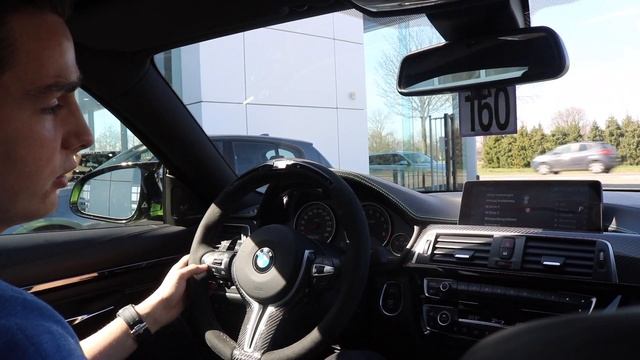 INSIDE the BMW M4 in JAVA GREEN (M-PERFORMANCE PARTS) смотреть онлайн