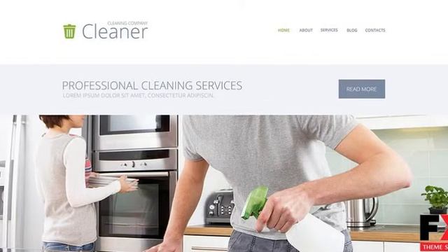 Preview Cleaning Services WordPress Theme TMT смотреть онлайн